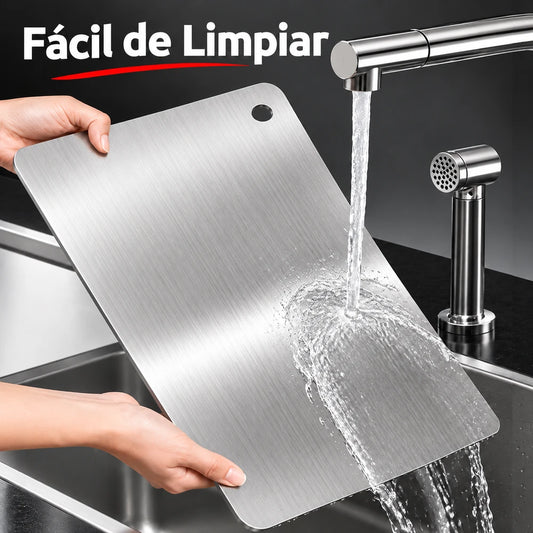 Tabla de cortar de acero inoxidable
